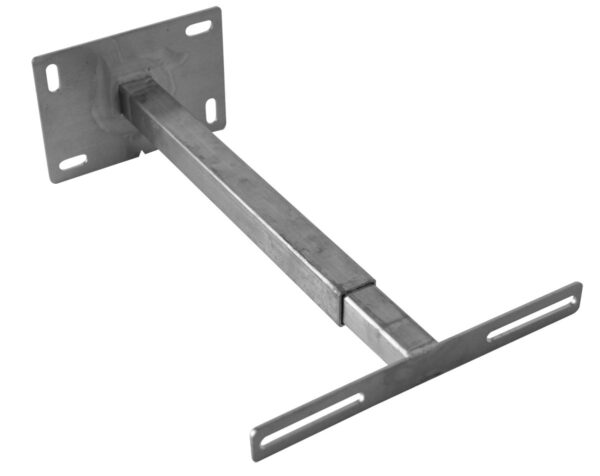 Verlengstuk muurbeugel Dubbelwandig RVS 80/140mm