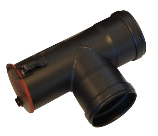 T-Stuk laag enkelwandig 80mm